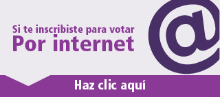 Si te inscribiste para votar Vía postal